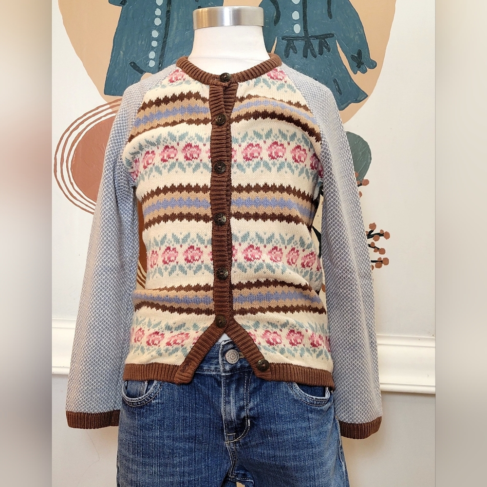 Maggie & Zoe Multicolor Patterned Sweater